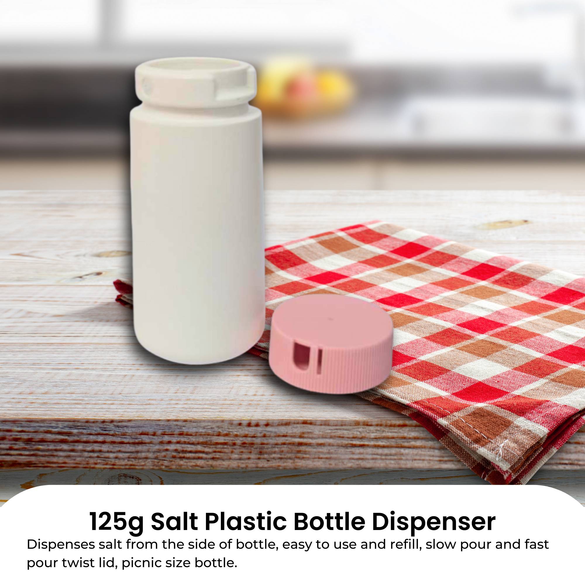 125g Refillable Salt Shaker