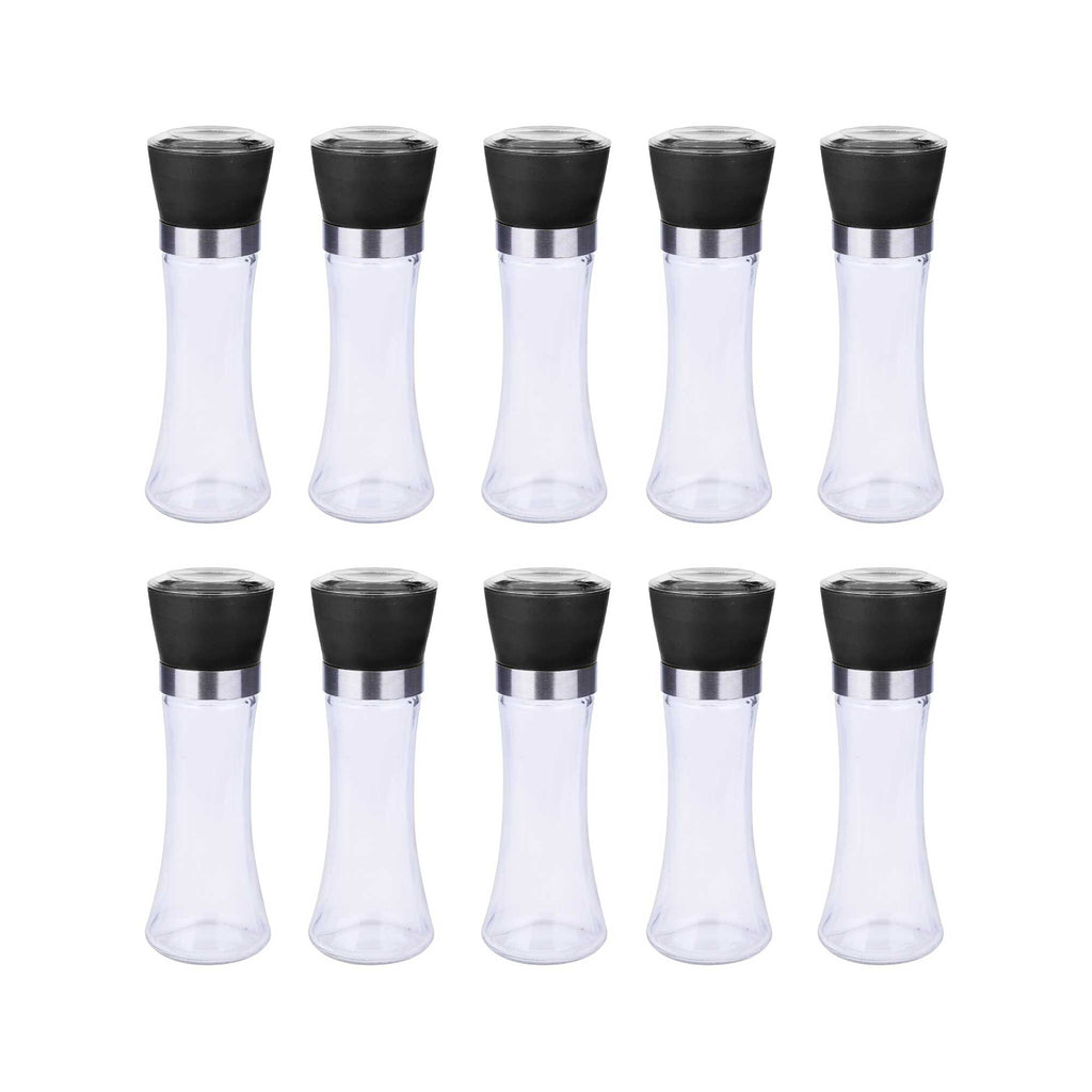 10-Pack 180ml Glass Spice Grinders – 18cm