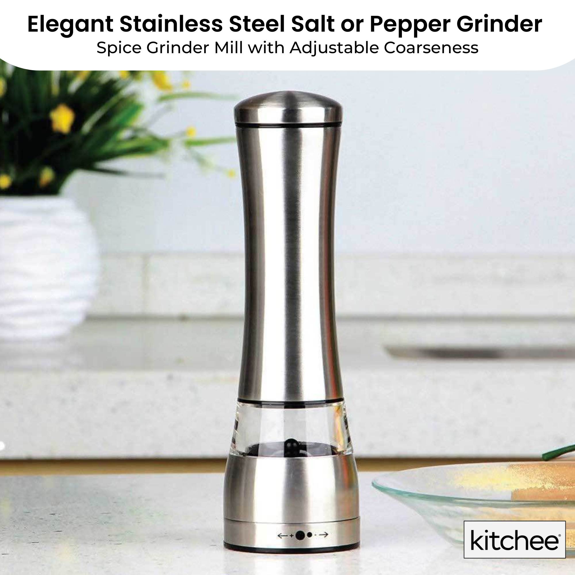 Kitchee Stainless Steel Spice Grinder