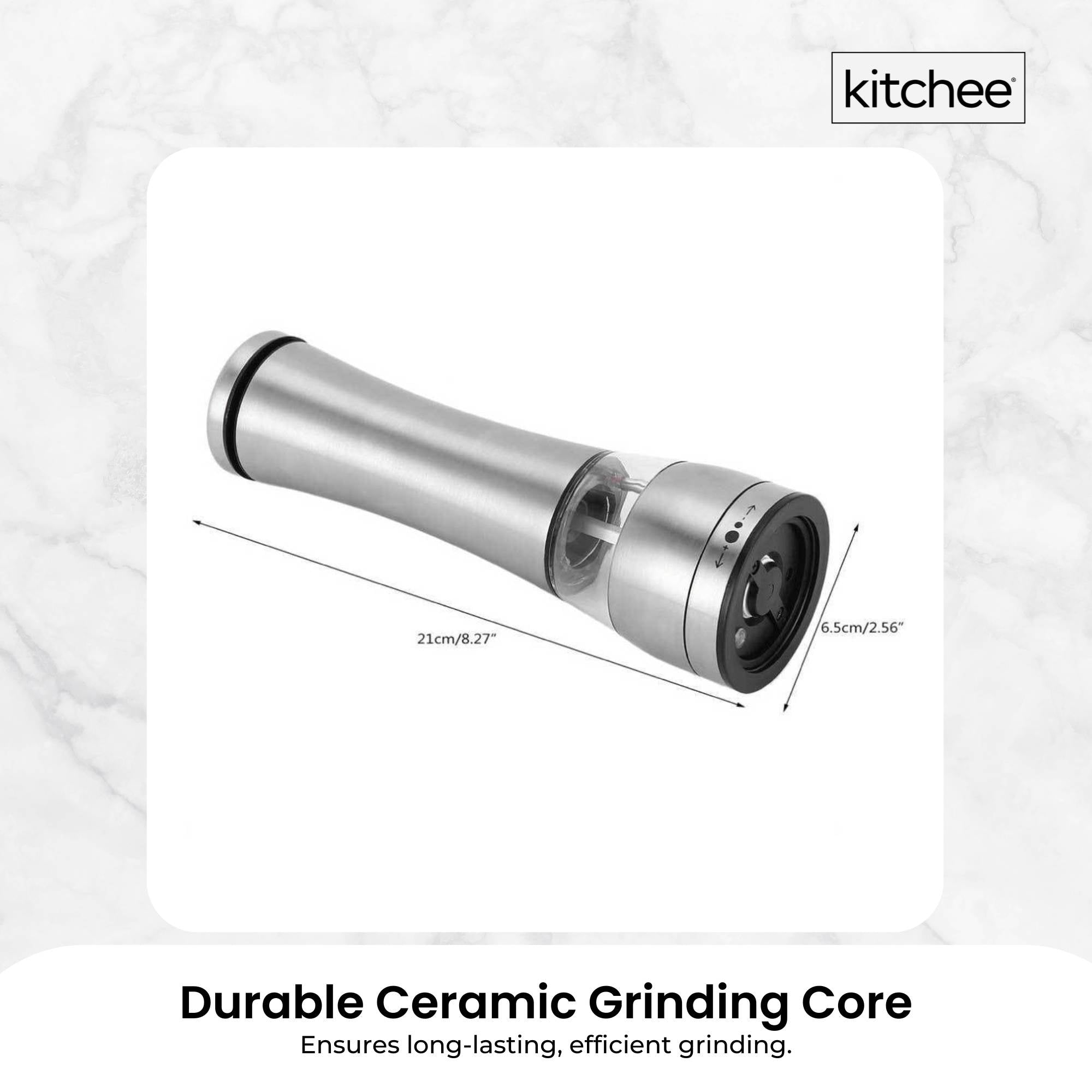 Kitchee Stainless Steel Spice Grinder