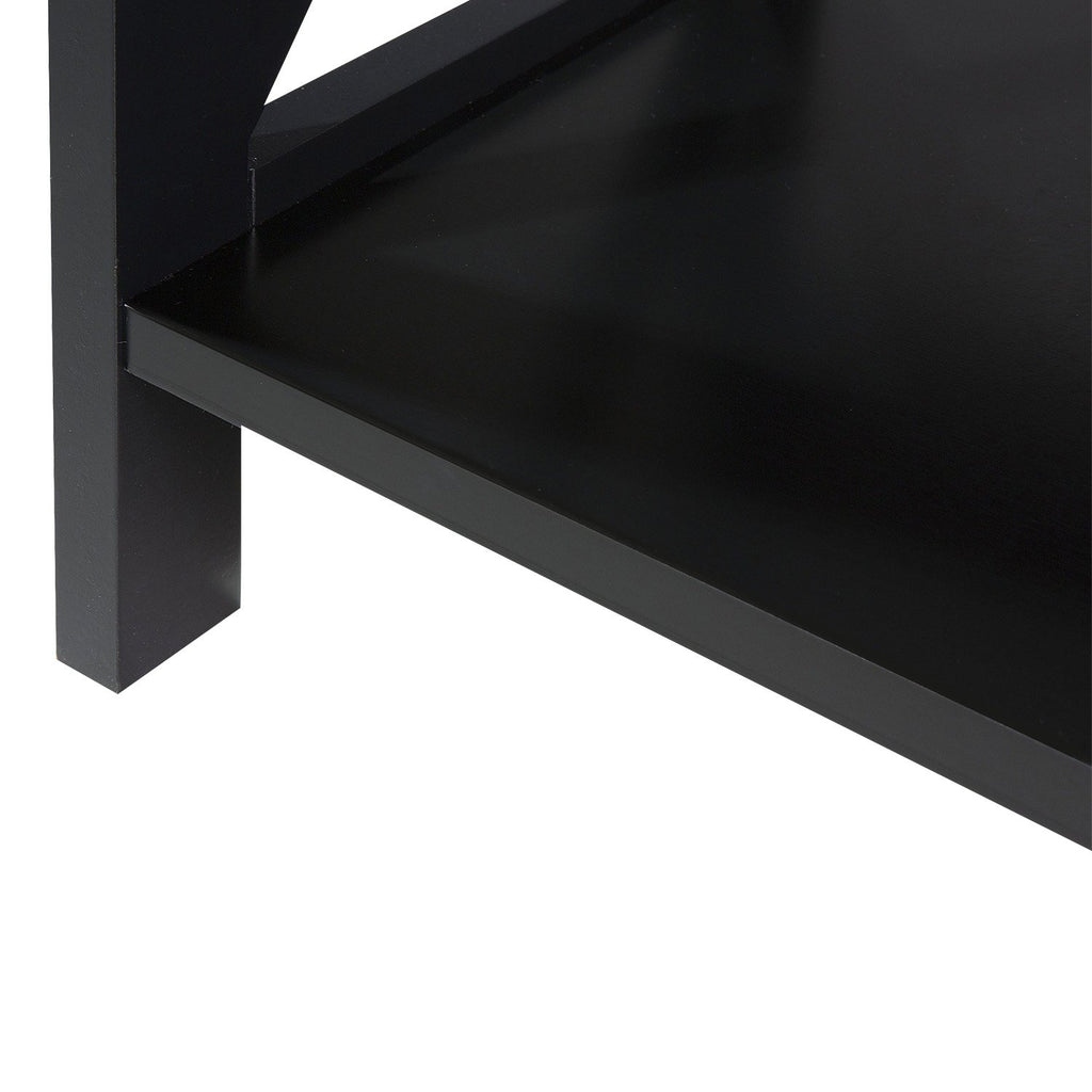 Sarantino Daphne 5-tier Cross Panel Bookshelf