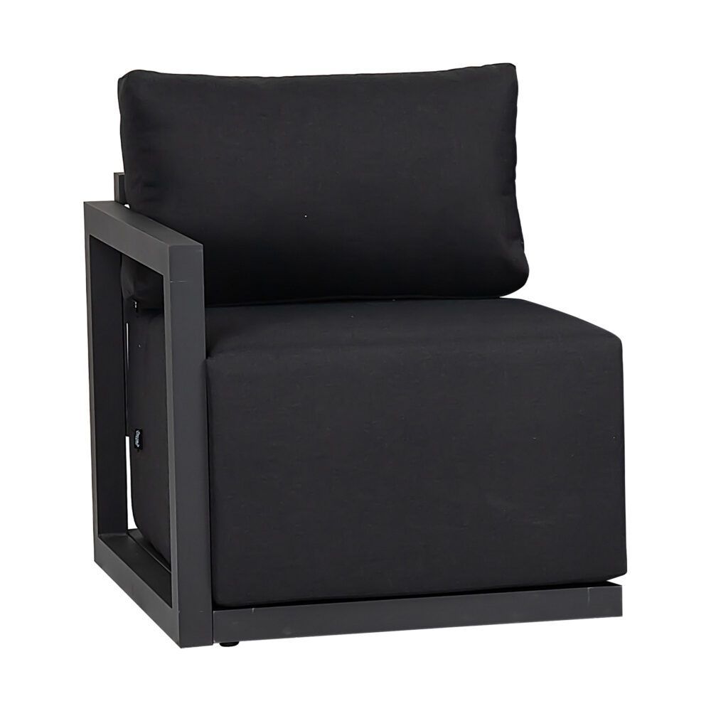 Alfresco Serenity 4-Seater Outdoor Lounge Set – Charcoal Grey