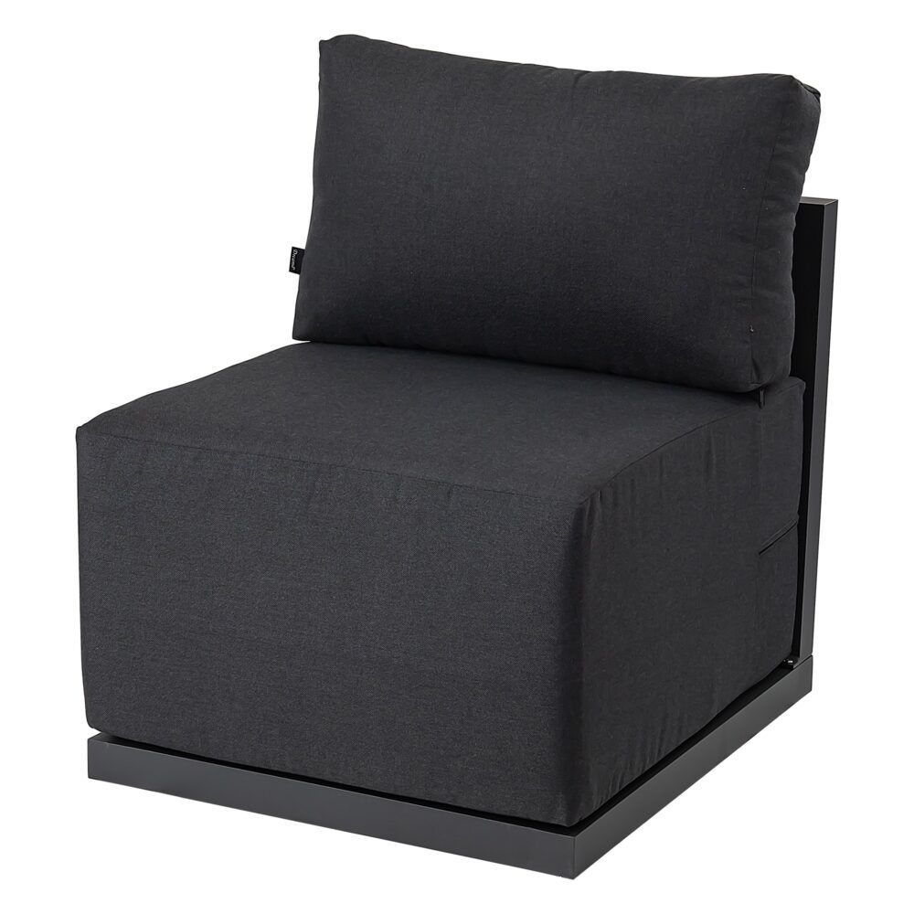 Alfresco 5-Seater Deep-Seat Outdoor Lounge Set – Charcoal Grey
