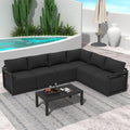 Alfresco 7-Piece Aluminium Outdoor Lounge Set – Charcoal Grey