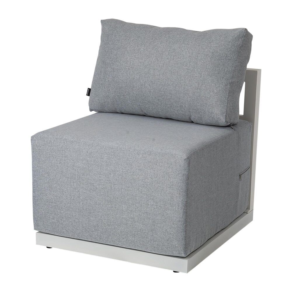 Alfresco 5-Seater Deep-Seat Outdoor Lounge Set – White