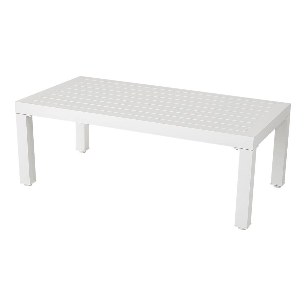 Alfresco 7-Piece Aluminium Outdoor Lounge Set – White