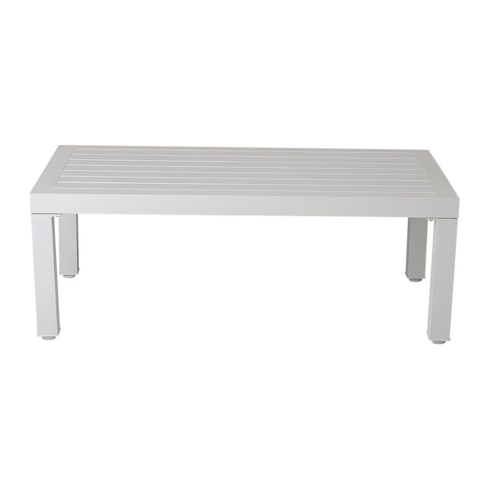 Alfresco Harmony 4-Seater Aluminium Outdoor Lounge Set – White