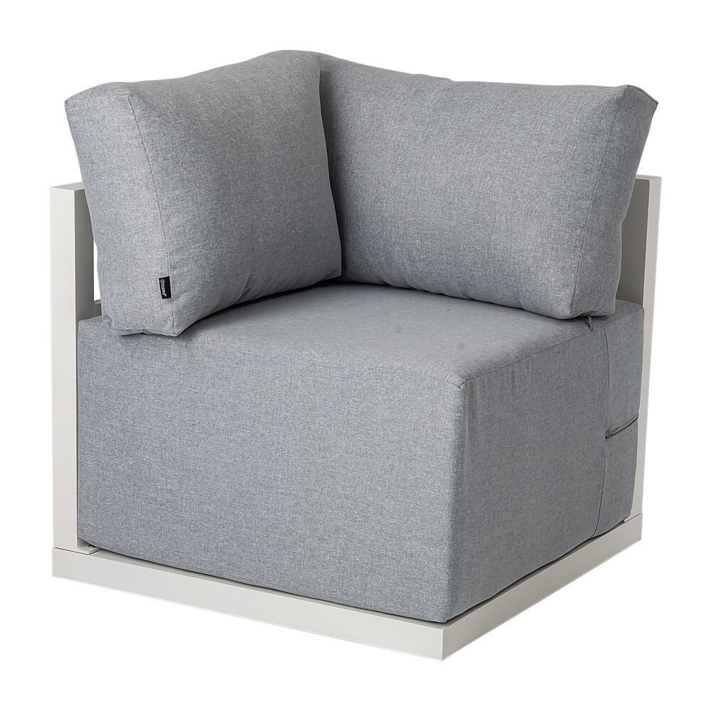 Alfresco Harmony 4-Seater Aluminium Outdoor Lounge Set – White