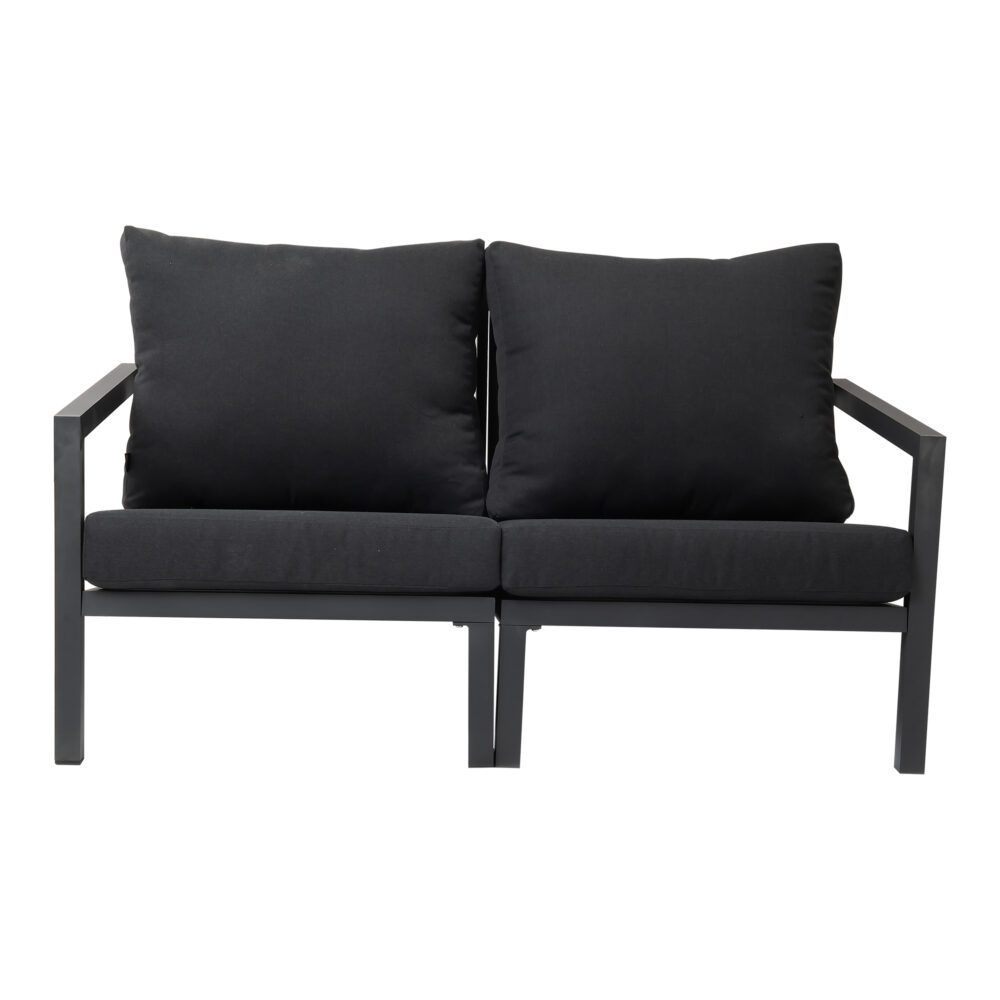 Aidan 4-Seater Aluminium Garden Lounge Set – Slate Grey