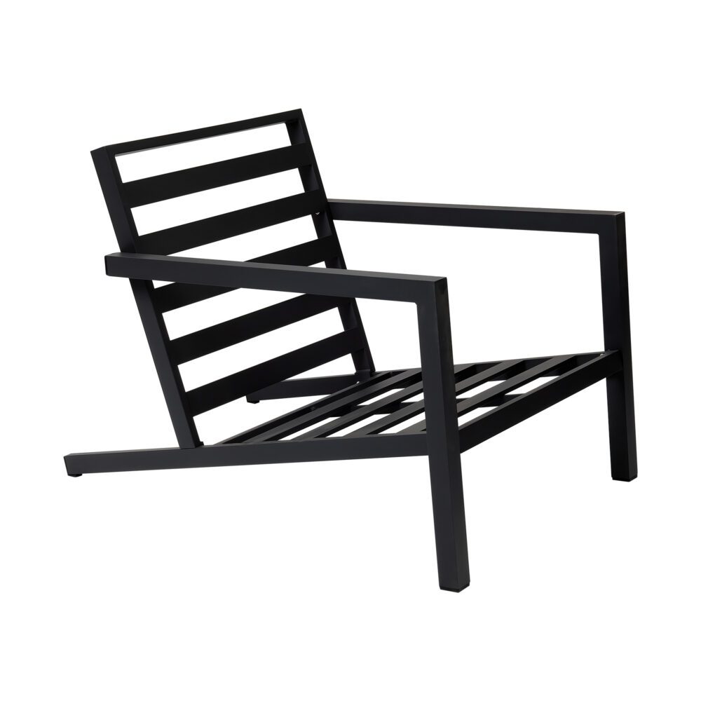 Aidan 4-Seater Aluminium Garden Lounge Set – Slate Grey