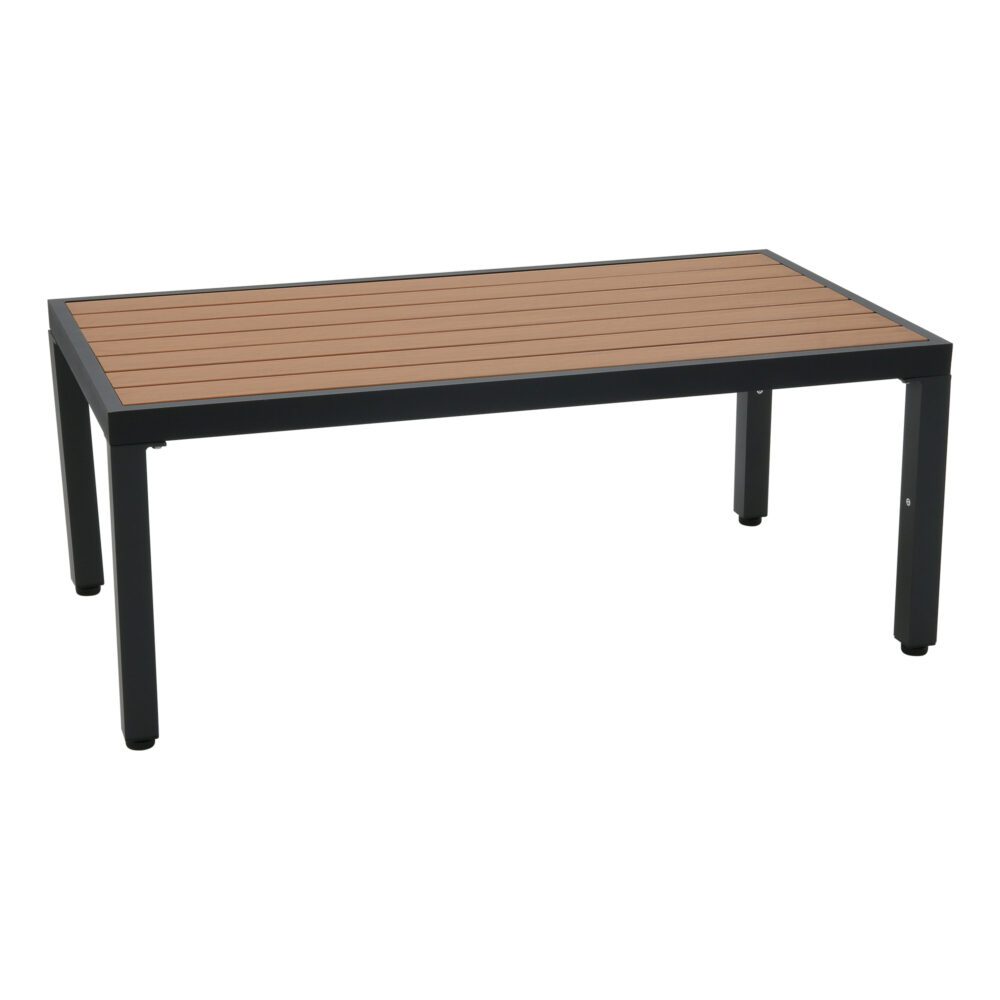 Aidan 4-Seater Aluminium Garden Lounge Set – Slate Grey