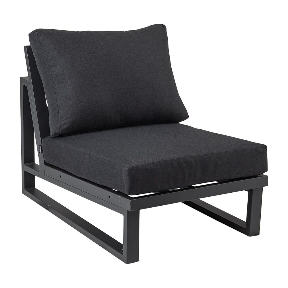 Grandeur 5-Seater Aluminium Outdoor Lounge Suite – Charcoal Grey