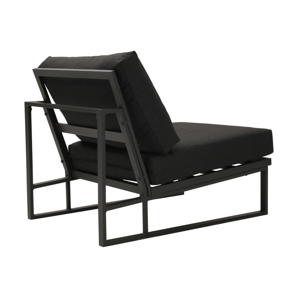 Grandeur 5-Seater Aluminium Outdoor Lounge Suite – Charcoal Grey