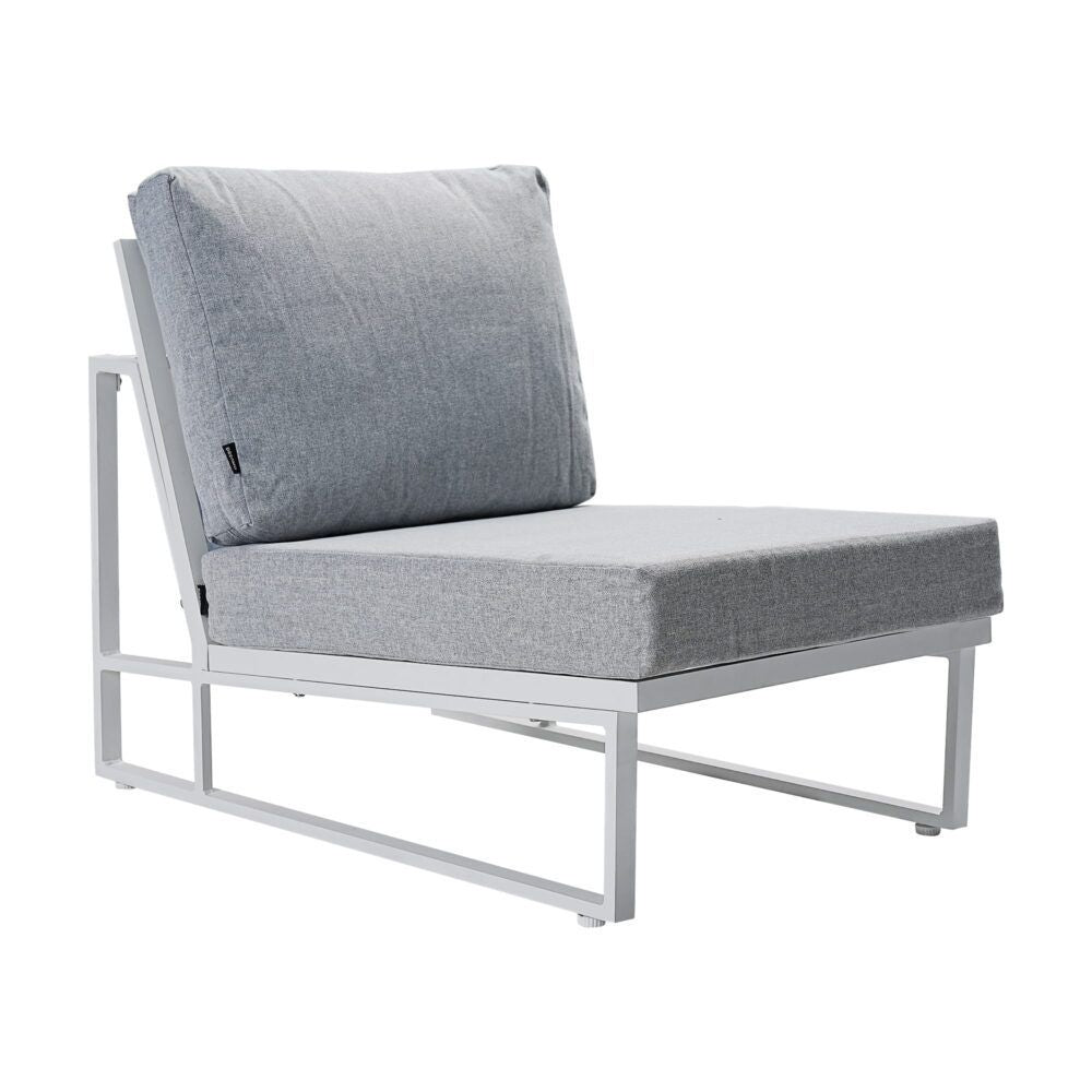 Grandeur 5-Seater Aluminium Outdoor Lounge Suite – White