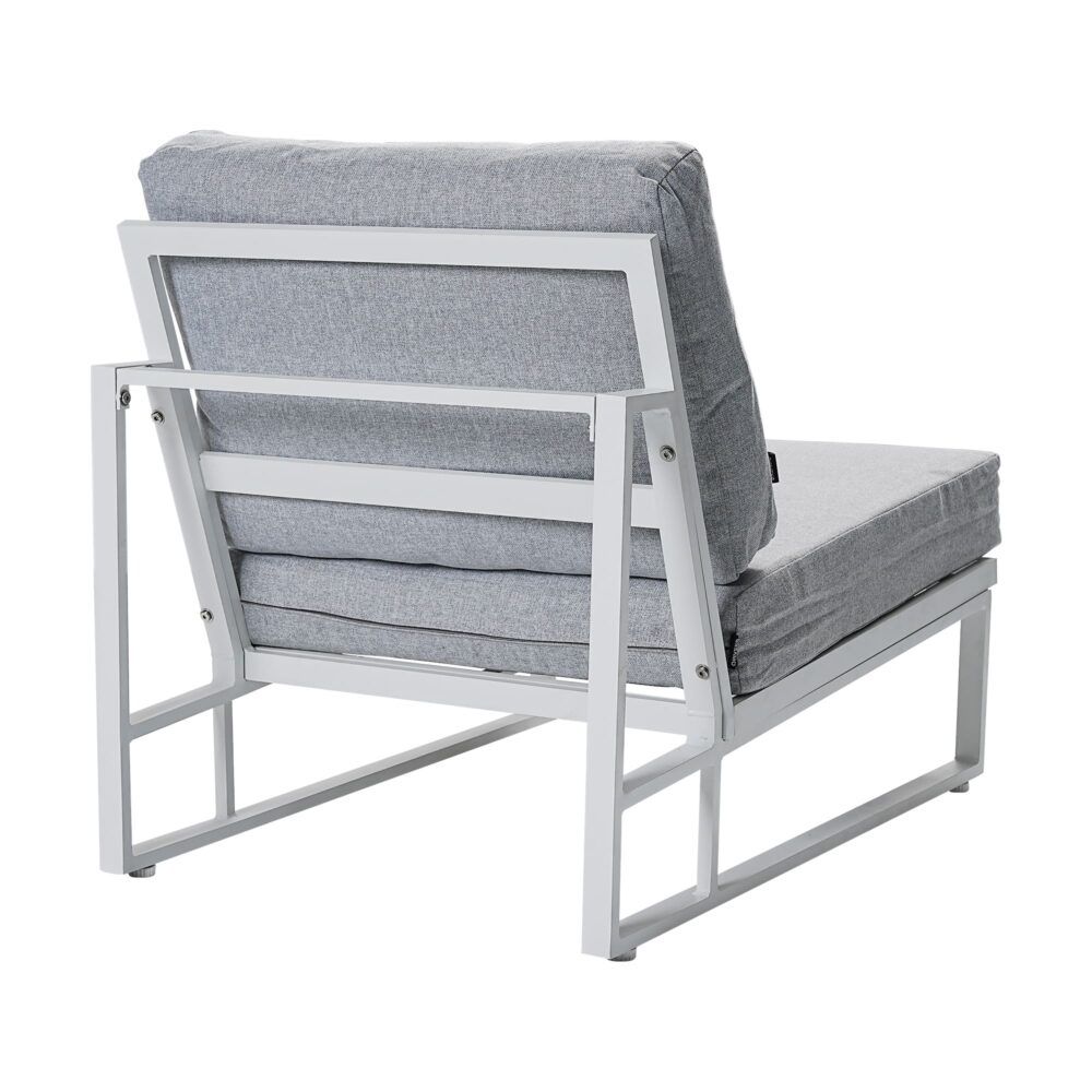 Grandeur 5-Seater Aluminium Outdoor Lounge Suite – White