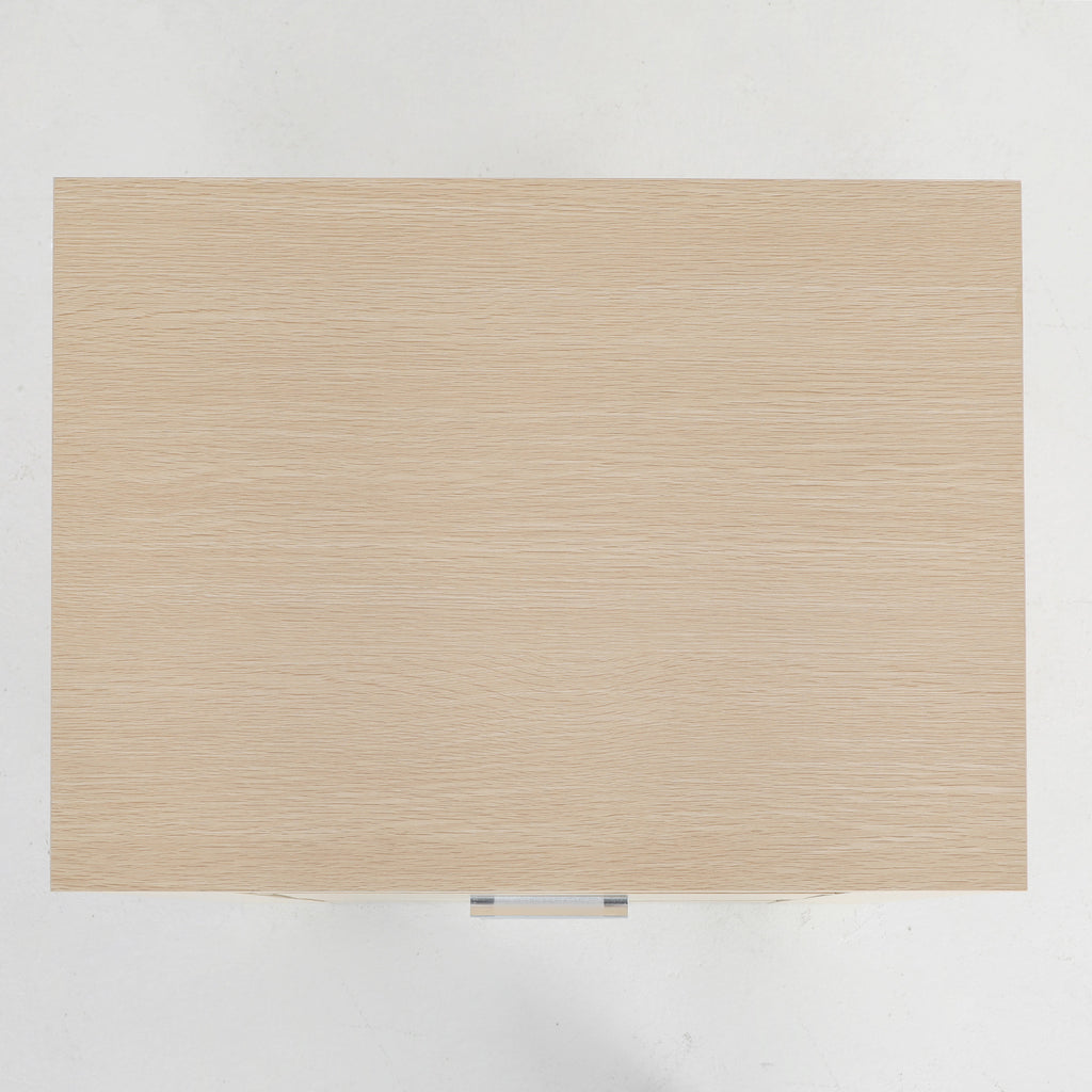 La Bella Zuri Bedside Table with 2 Drawers and Shelf – Oak Look