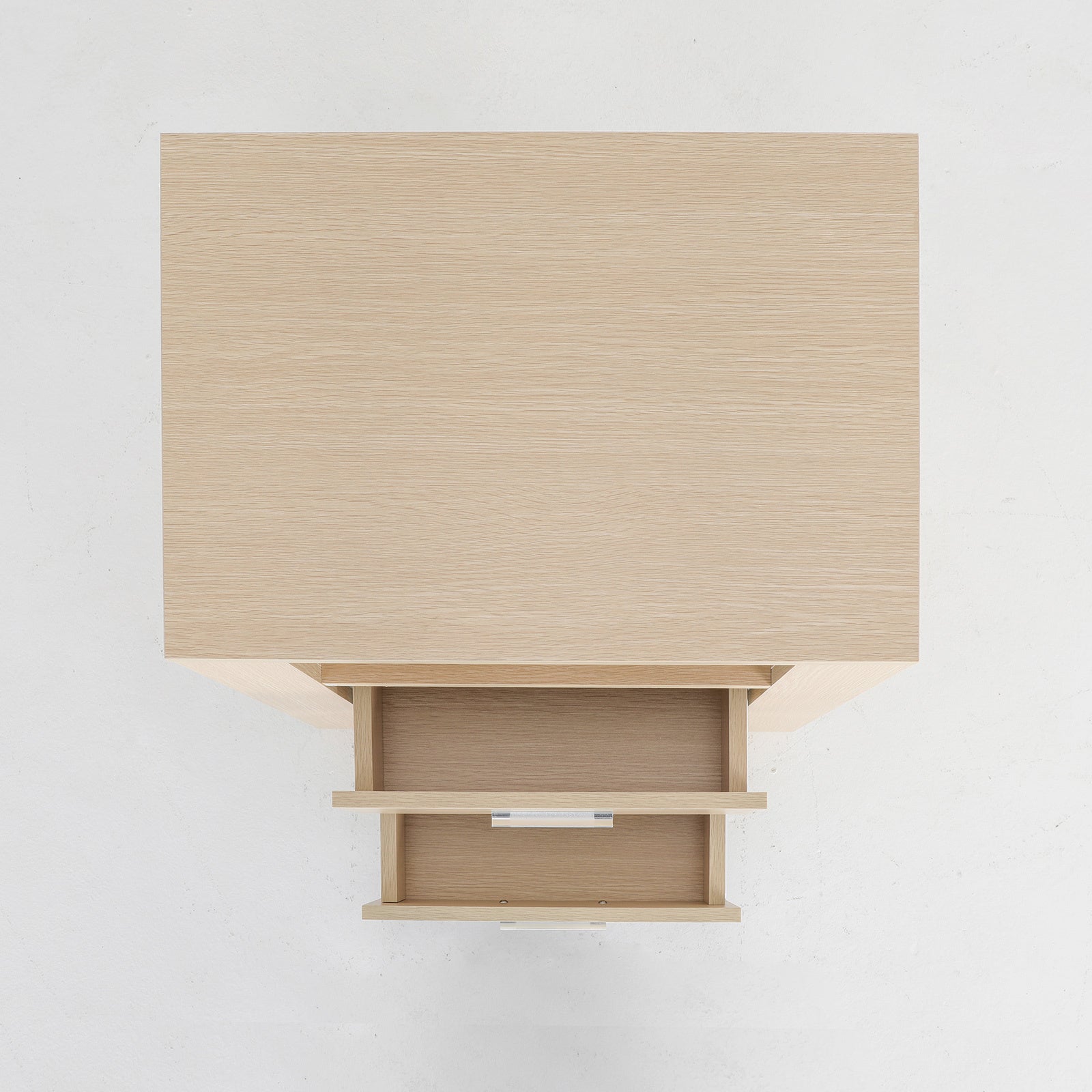 Zuri Oak Bedside Tables with 2 Drawers, Set of 2
