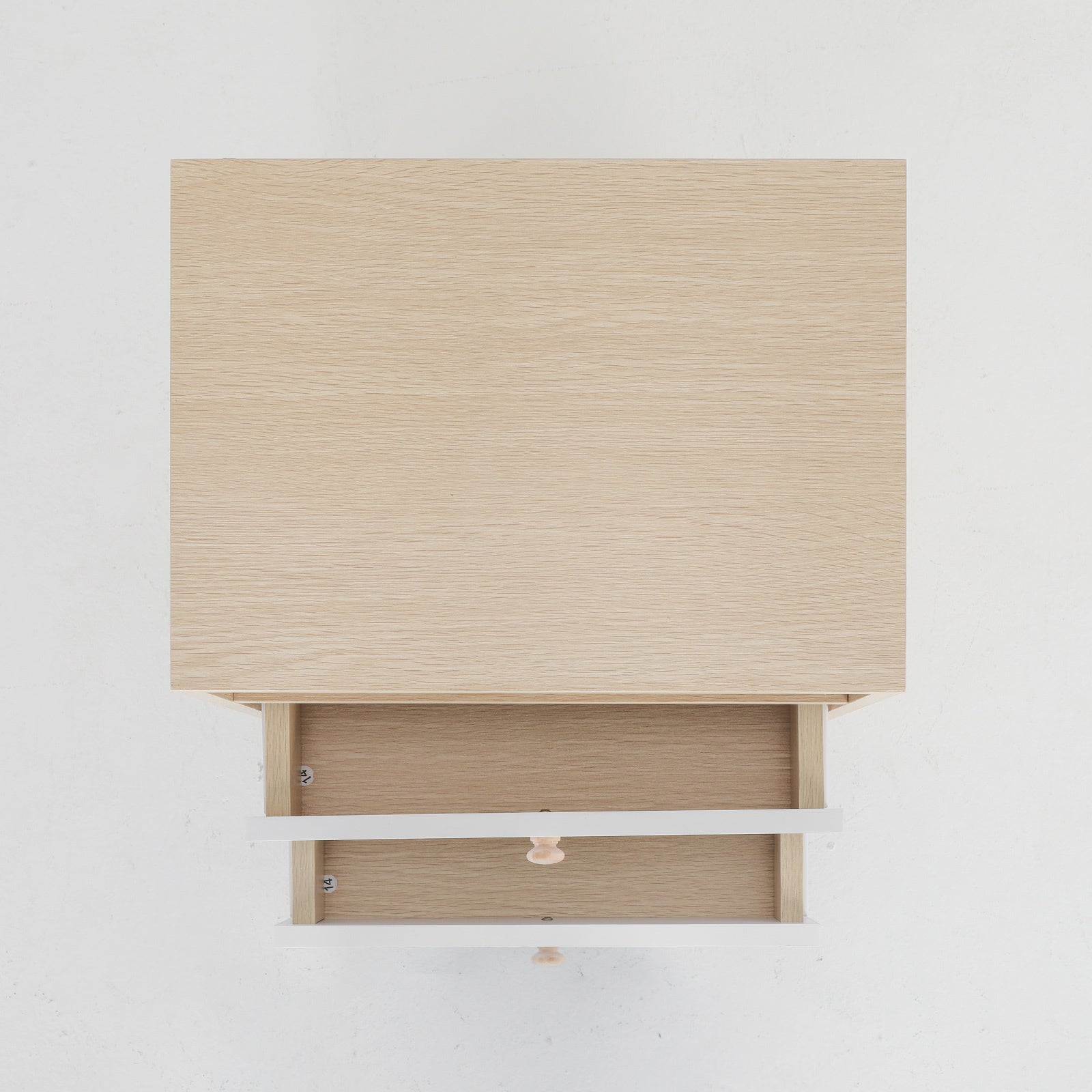 Anya Oak-Look 2-Drawer Bedside Tables, Set of 2
