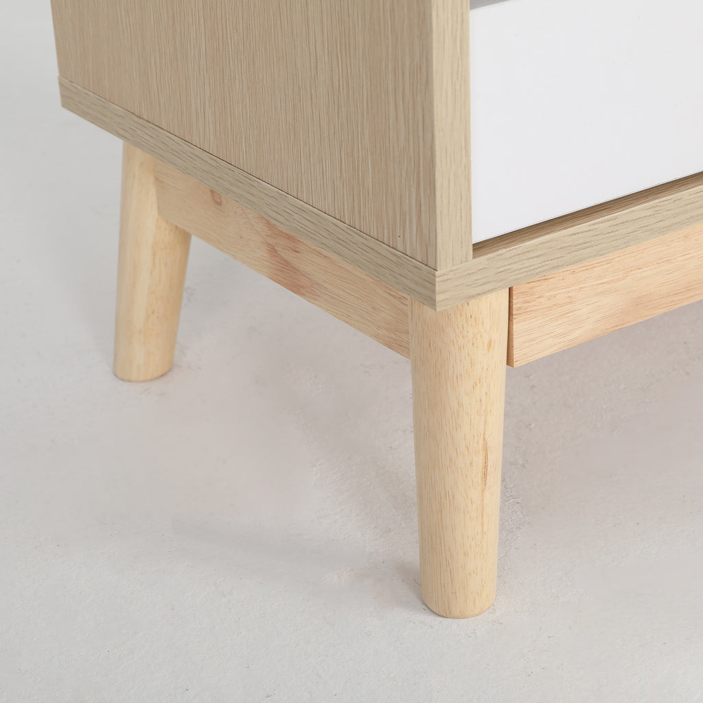 Anya Oak-Look 2-Drawer Bedside Tables, Set of 2