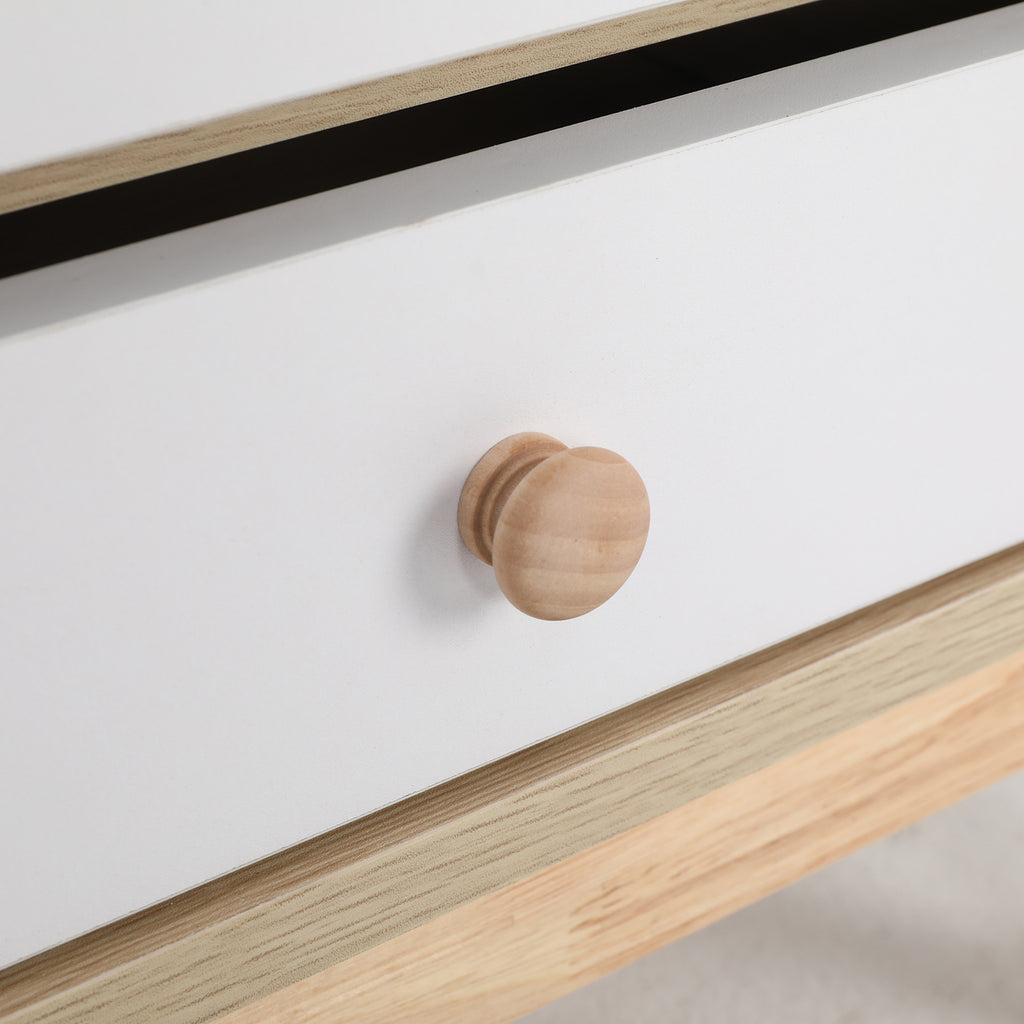 Anya Oak-Look 2-Drawer Bedside Tables, Set of 2