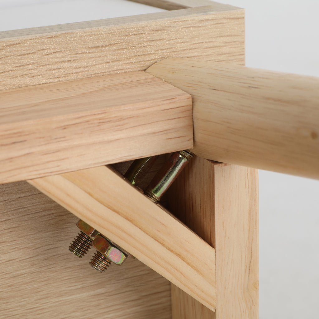 Anya Oak-Look 2-Drawer Bedside Tables, Set of 2