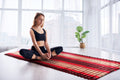 Thai Kapok Roll-Out Floor Mattress – Red, 120 × 200 × 7 cm