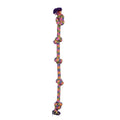 YES4PETS 2 x Dog Toy Tug-of-War Knotted Cotton Rope Pet Toy Long Chew Rope Play Dental