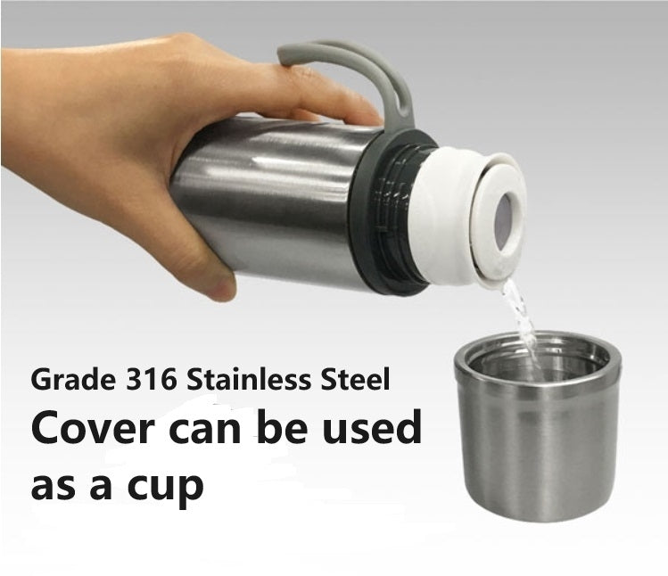 Perfect SUS 316 Stainless Steel Thermal Bottle – Silver