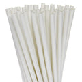Classic White Paper Drinking Straws – Pack of 200