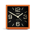 Newgate Cube Mantel Clock – Pumpkin Orange