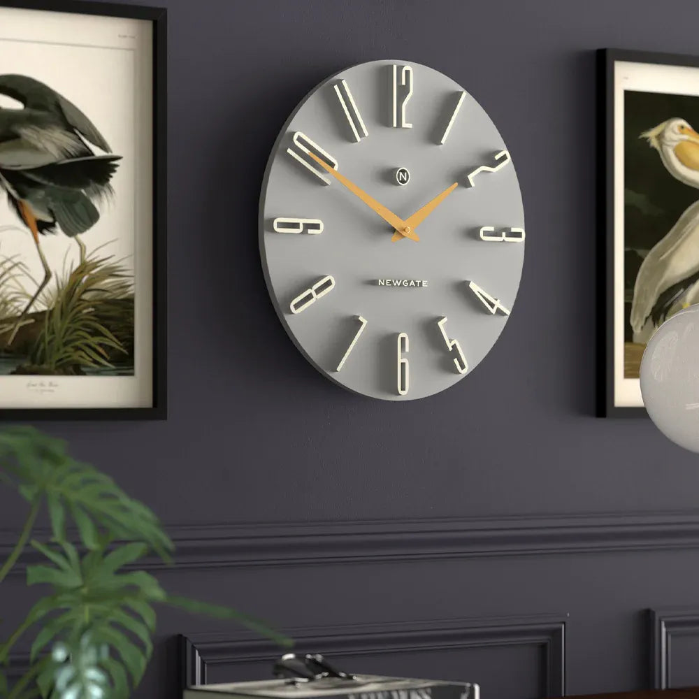 Newgate Empire State Wall Clock – Grey