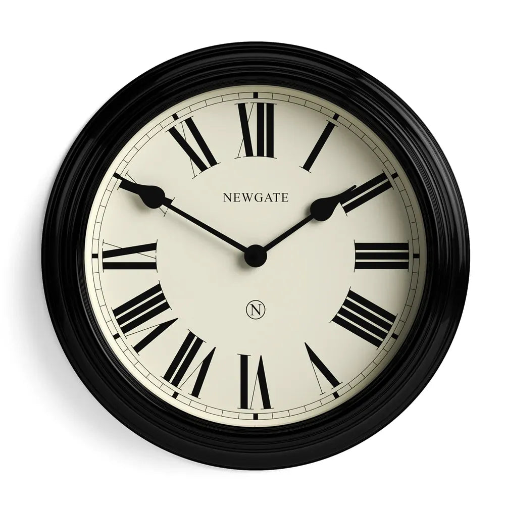 Newgate Notting Hill Wall Clock – Black