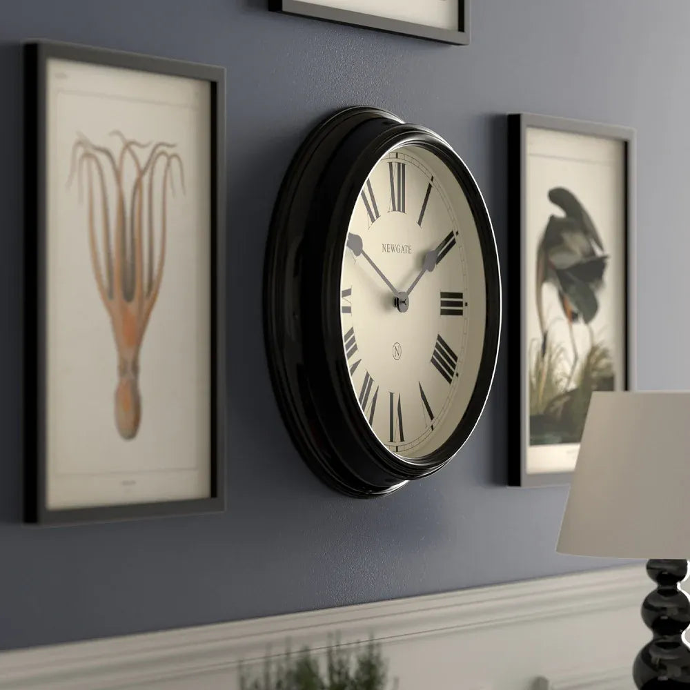 Newgate Notting Hill Wall Clock – Black