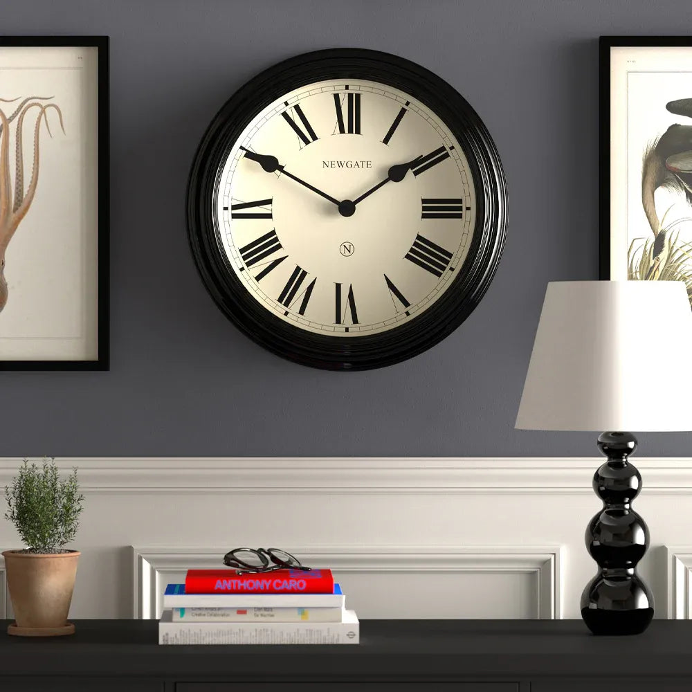 Newgate Notting Hill Wall Clock – Black