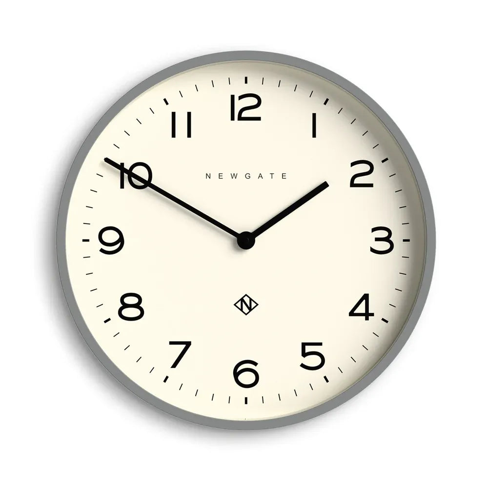 Newgate Number Two Echo Wall Clock – Posh Grey