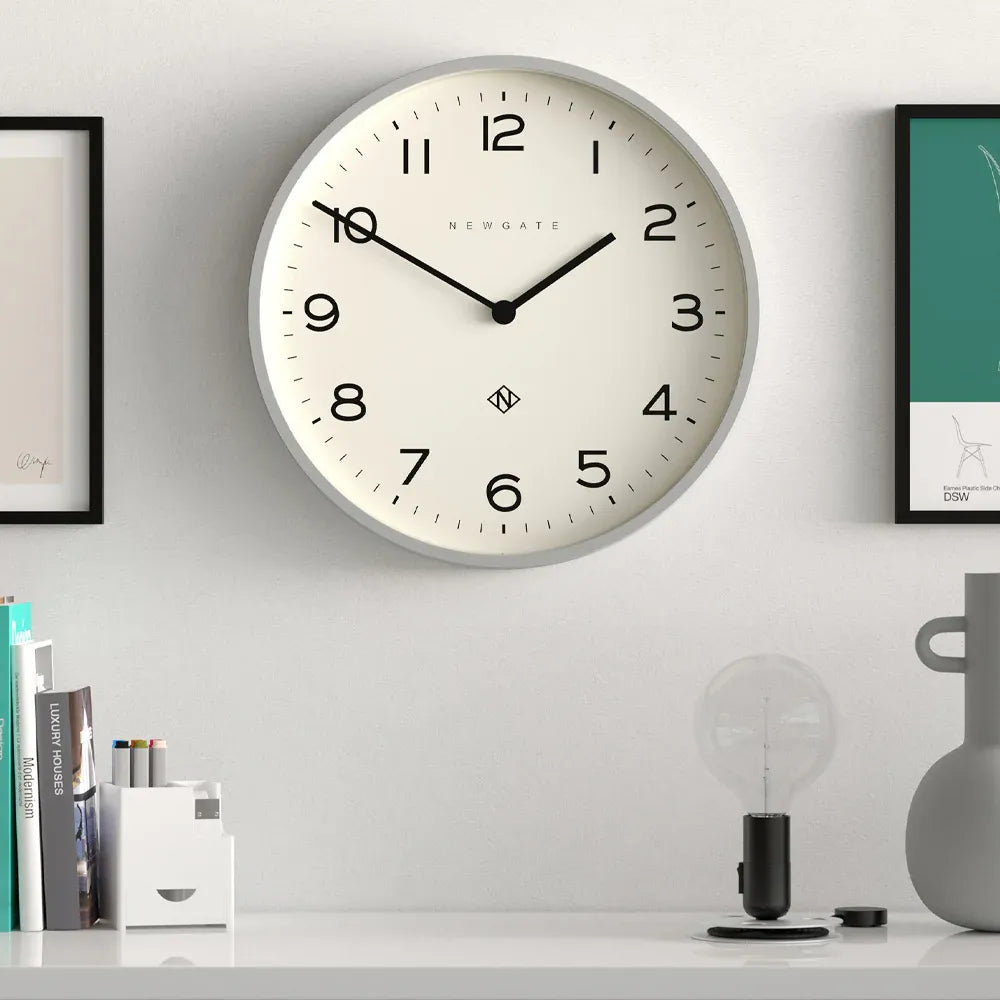 Newgate Number Two Echo Wall Clock – Posh Grey