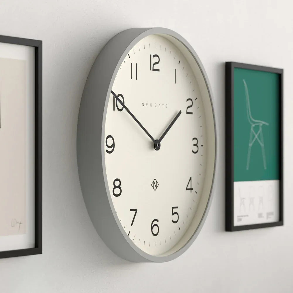 Newgate Number Two Echo Wall Clock – Posh Grey