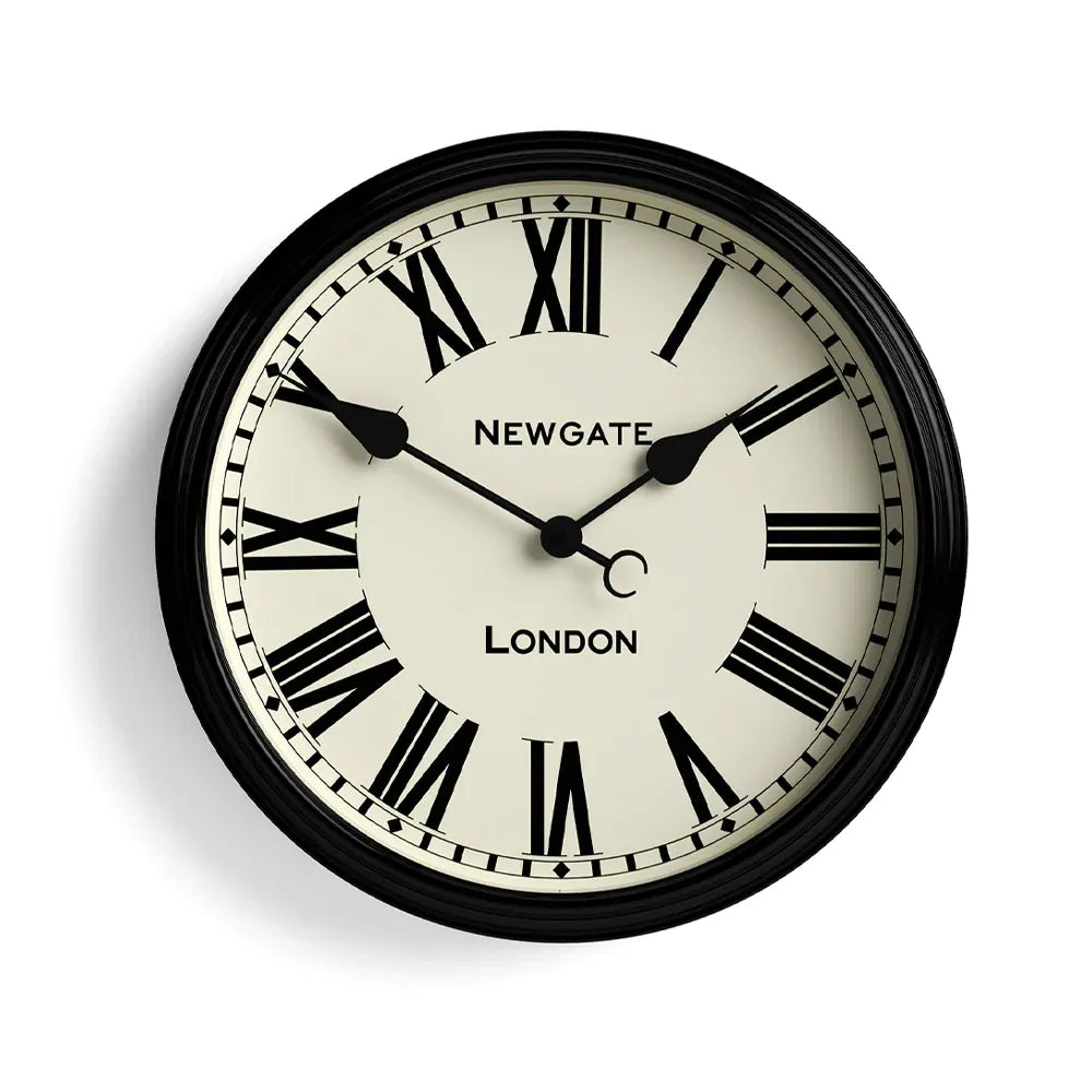 Newgate Spitalfields Wall Clock – Black