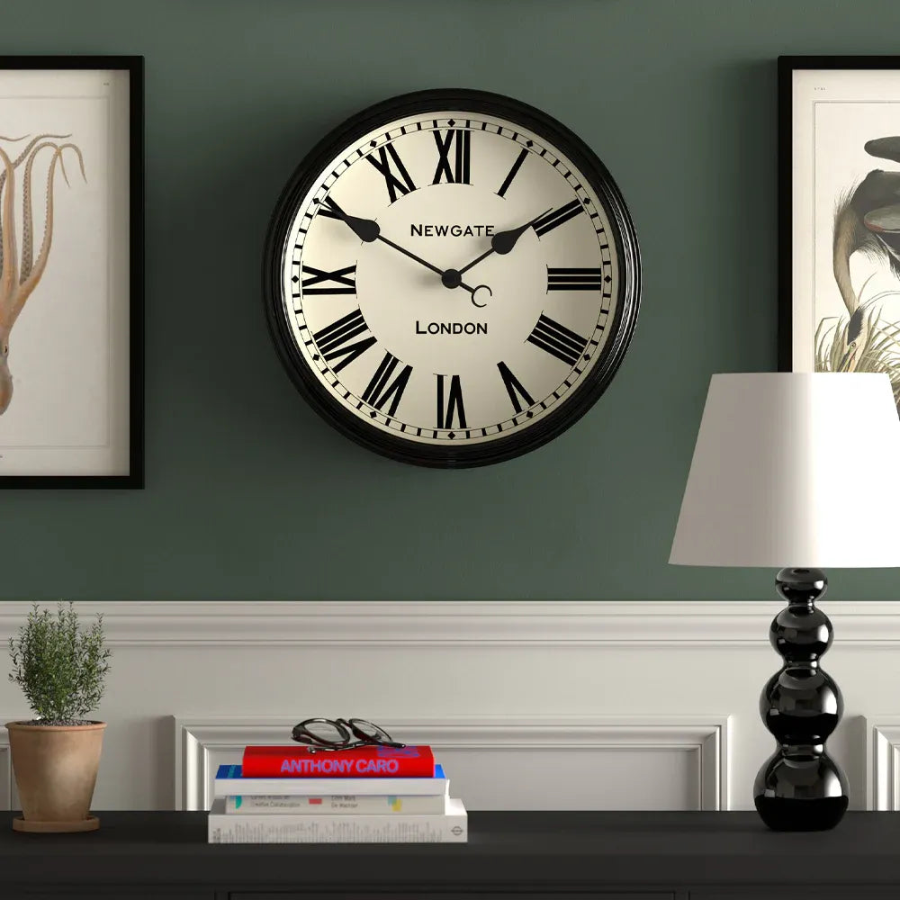 Newgate Spitalfields Wall Clock – Black