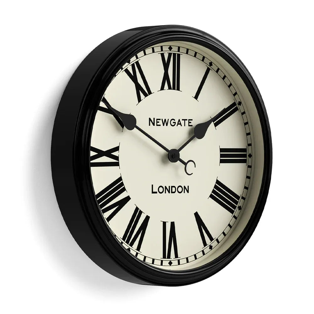 Newgate Spitalfields Wall Clock – Black