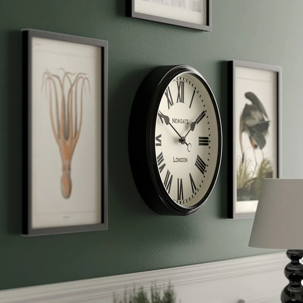 Newgate Spitalfields Wall Clock – Black