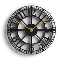 Newgate Warehouse Wall Clock – Black