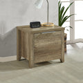 Cielo 2-Drawer MDF Bedside Table – Oak Look