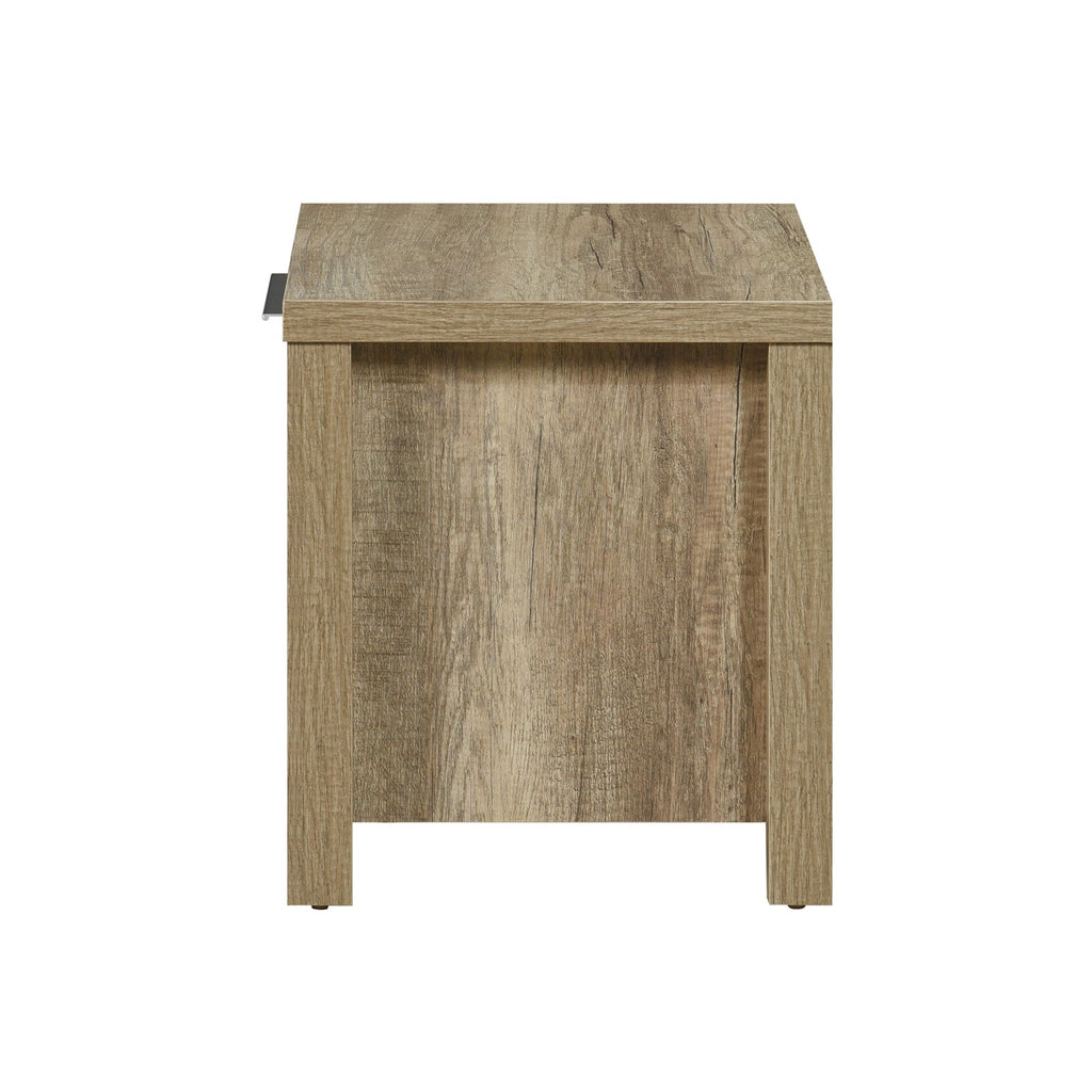 Cielo 2-Drawer MDF Bedside Table – Oak Look