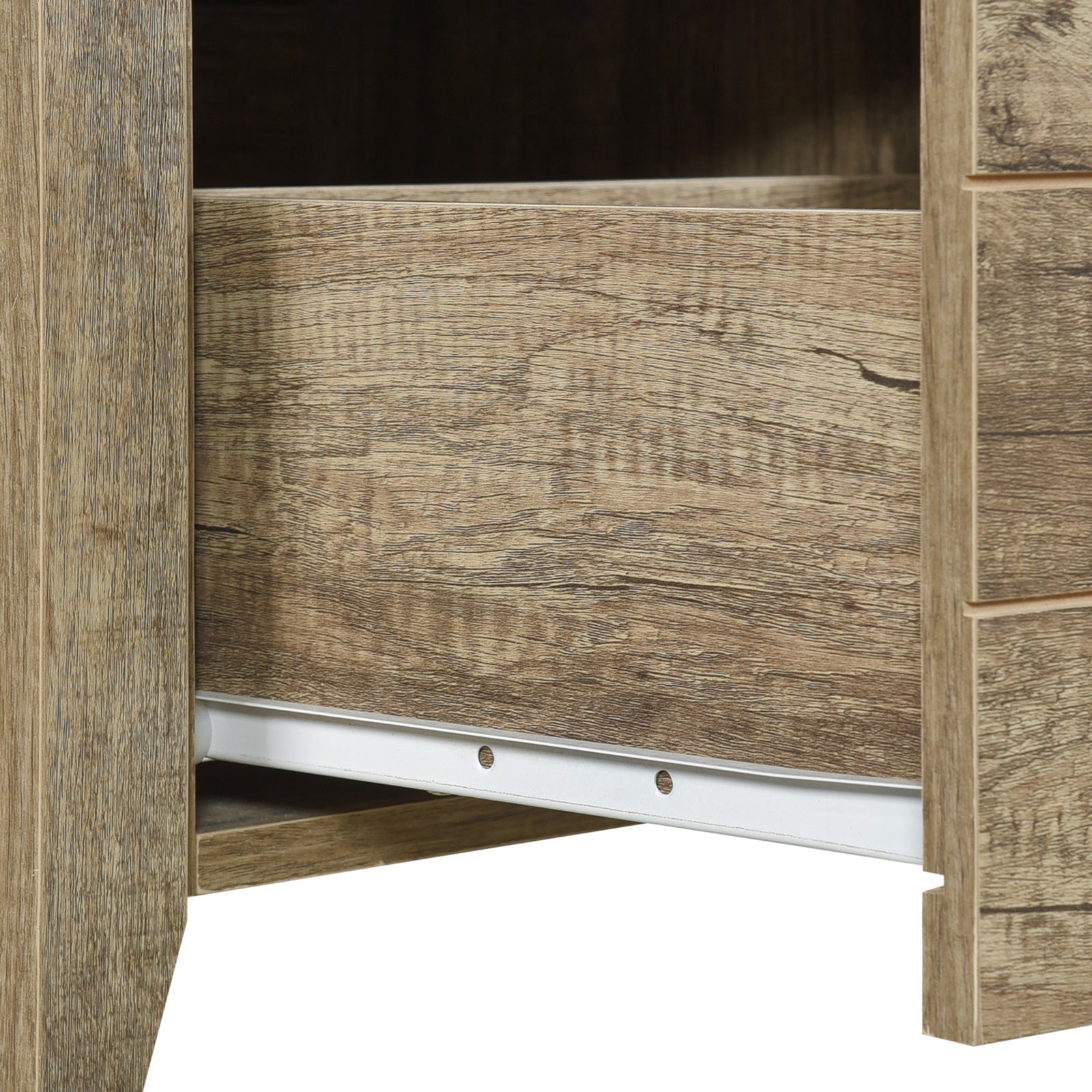 Cielo 2-Drawer MDF Bedside Table – Oak Look