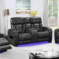Empire 2-Seater Electric Recliner Sofa – Dark Grey