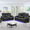 Empire 3+2-Seater Electric Recliner Suite – Dark Grey