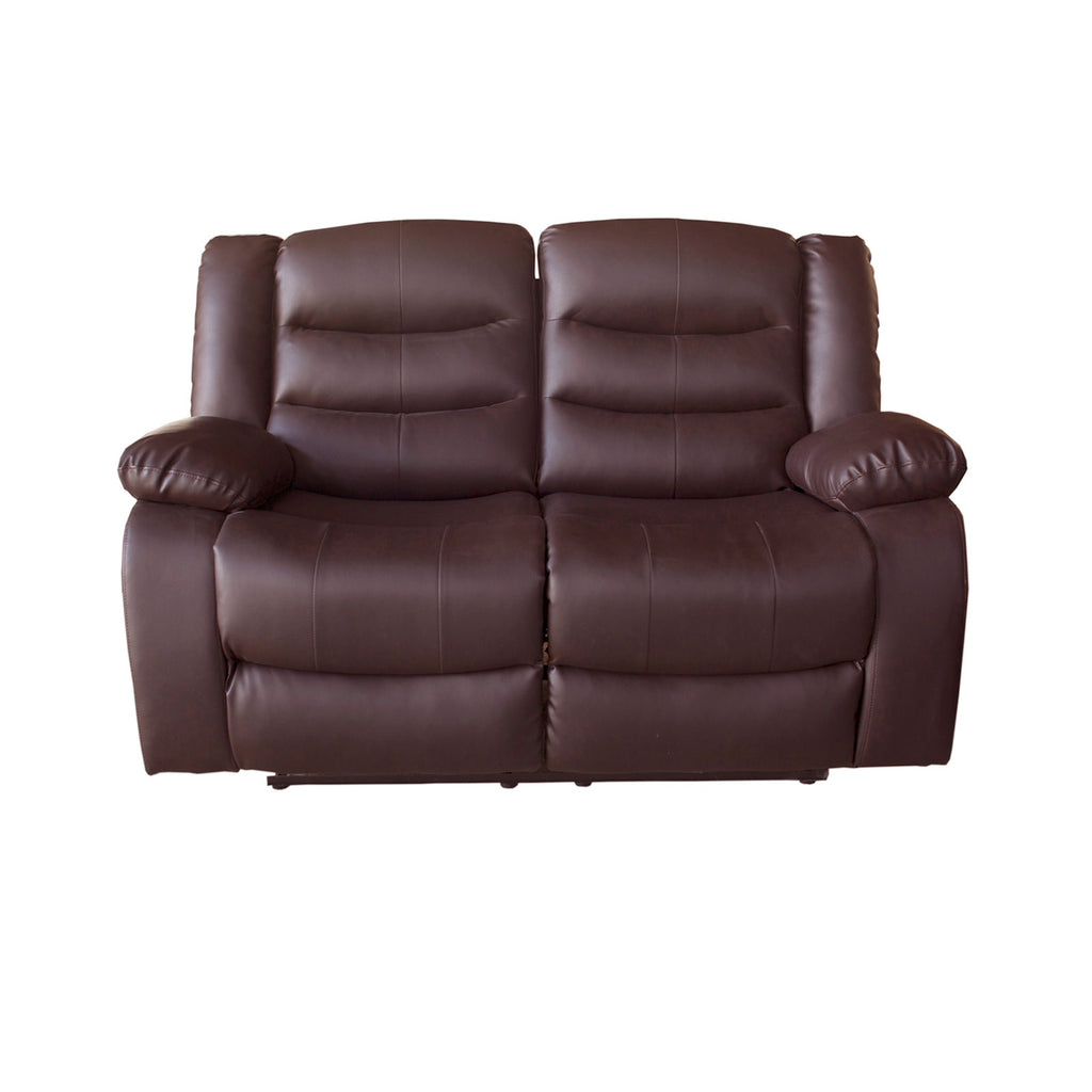 Fantasy 3+2-Seater Faux Leather Recliner Suite – Brown