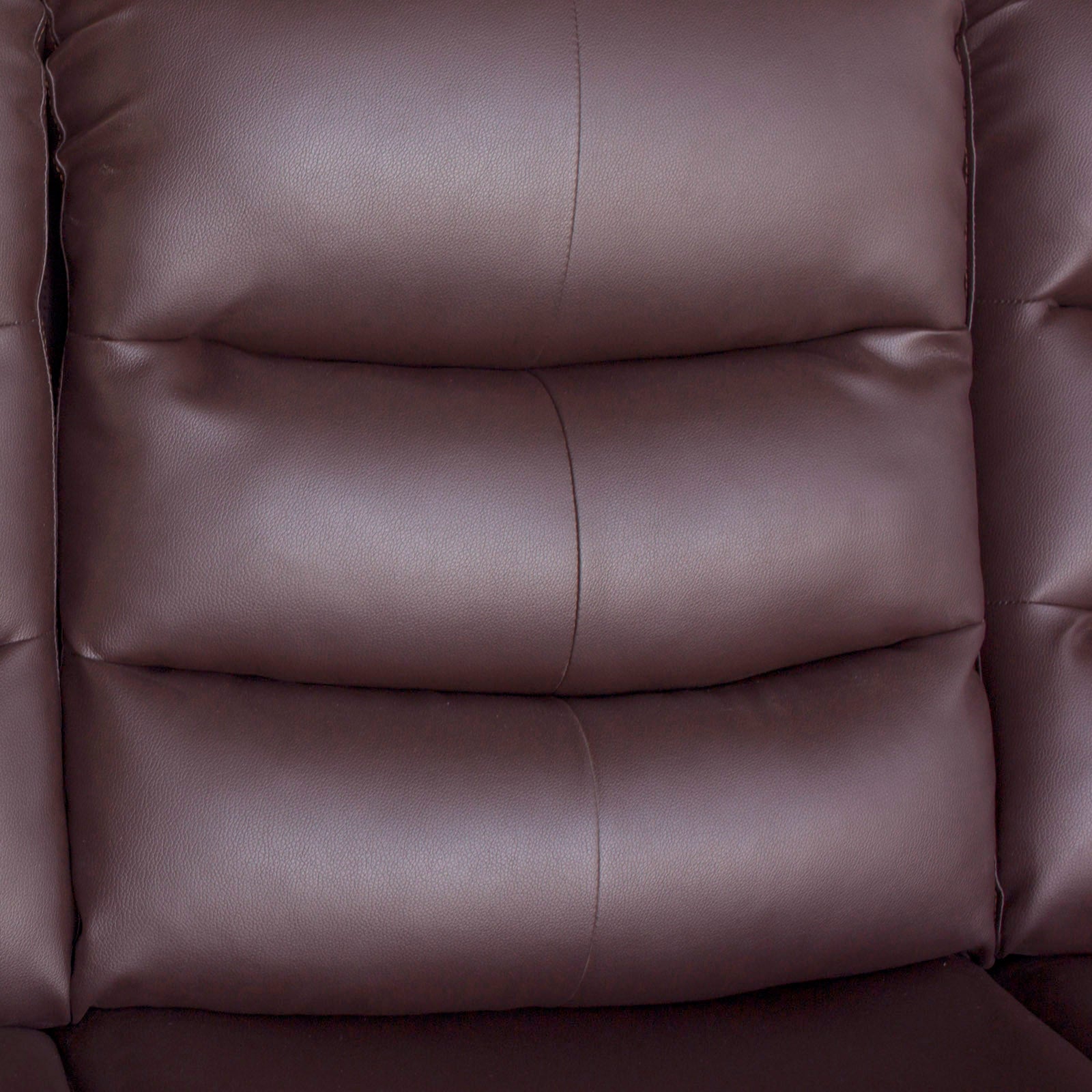 Fantasy 3+2-Seater Faux Leather Recliner Suite – Brown