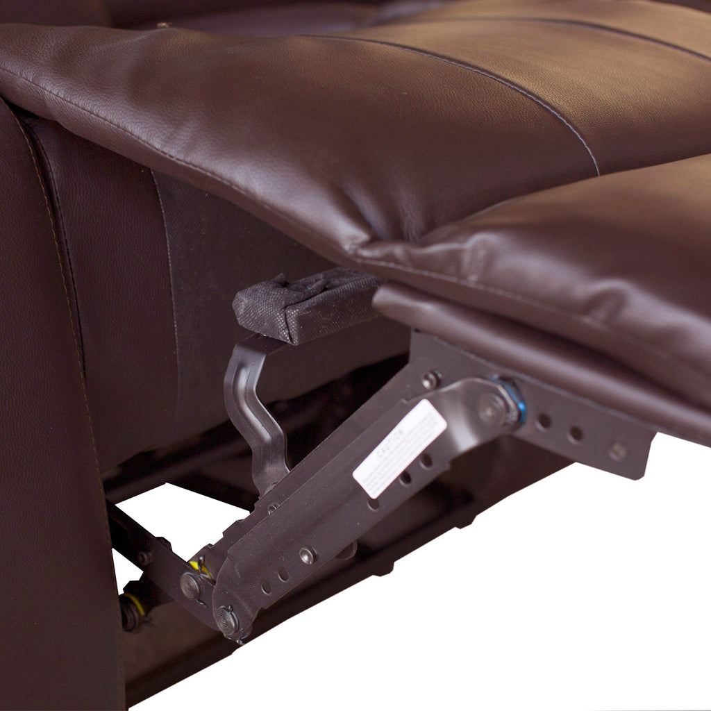 Fantasy 3+2-Seater Faux Leather Recliner Suite – Brown